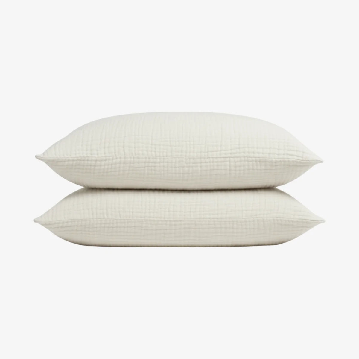 Muslin Cotton Pillowcase Set of 2, Soft Breathable Standard Size 20x35 Inches for Comfortable Sleep and Skin Health 1