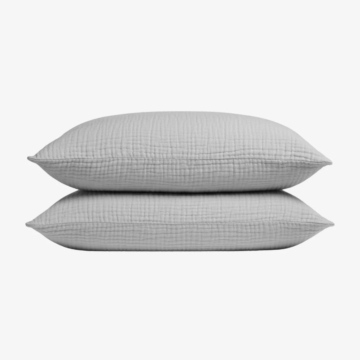 Muslin Cotton Pillowcase Set of 2, Soft Breathable Standard Size 20x35 Inches for Comfortable Sleep and Skin Health 2