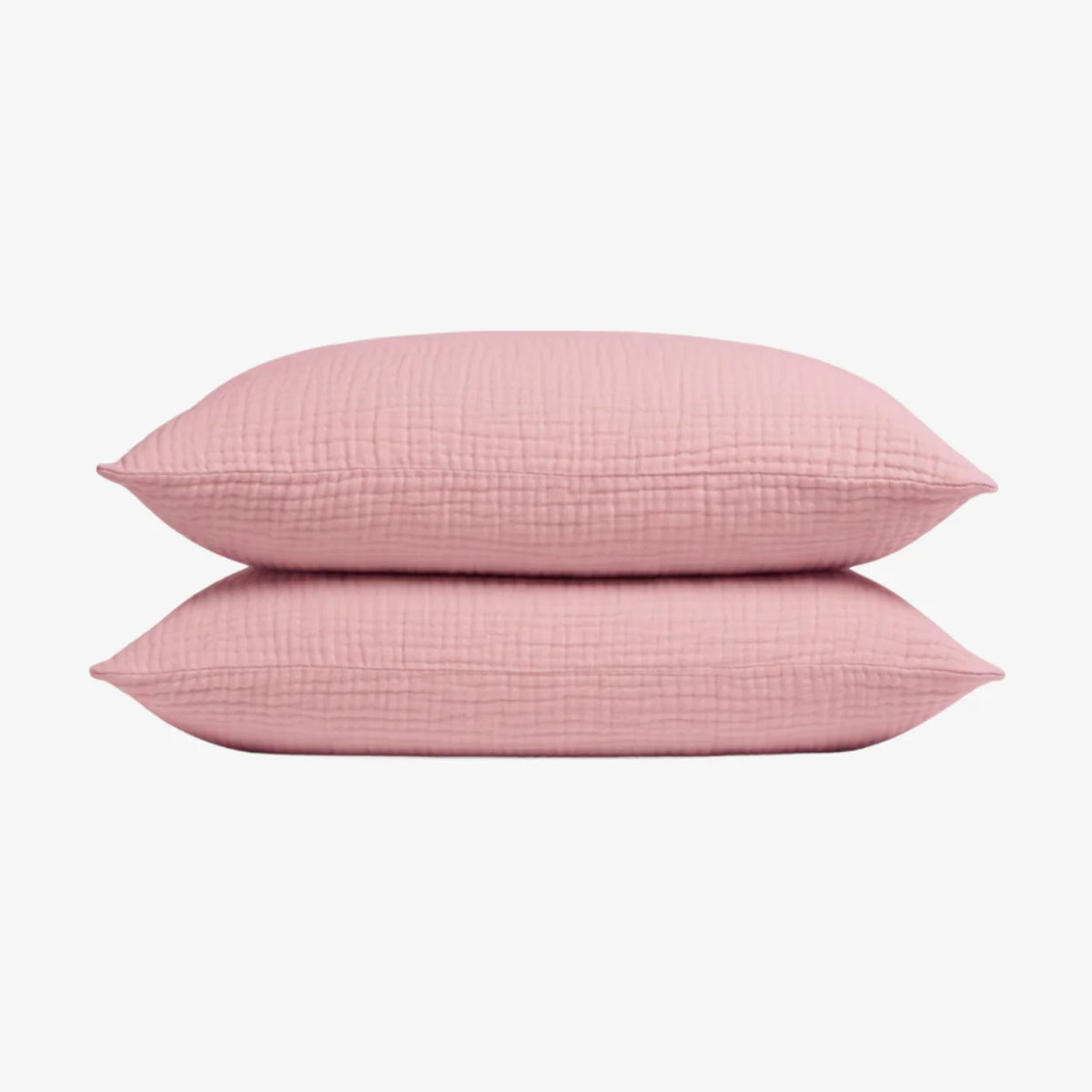 Muslin Cotton Pillowcase Set of 2, Soft Breathable Standard Size 20x35 Inches for Comfortable Sleep and Skin Health 3
