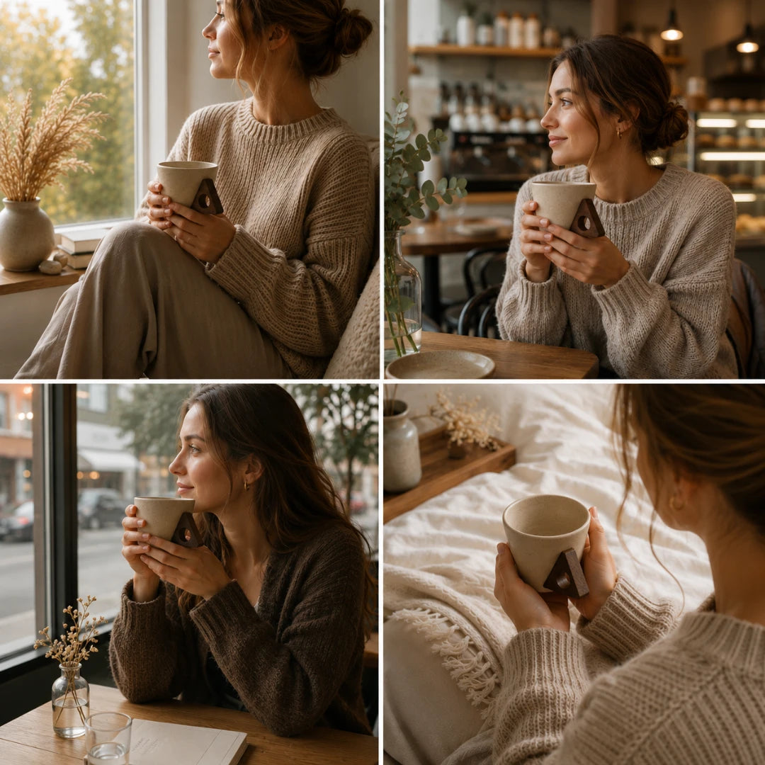 BrewCone™ Ceramic Coffee Cup