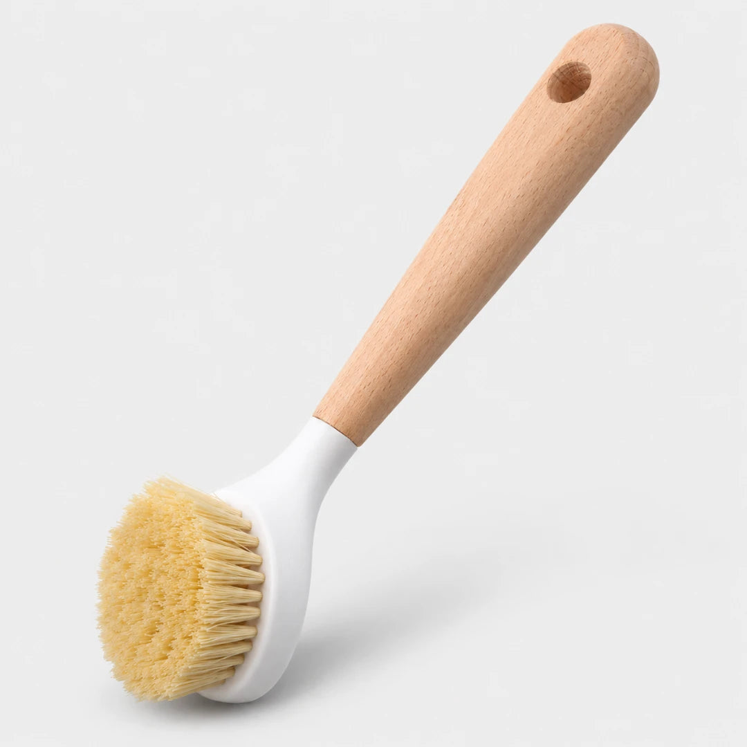 BristlePro™ Wood Handle Scrub Brush