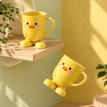 BrushBuddy™ Duck Toothbrush Cup