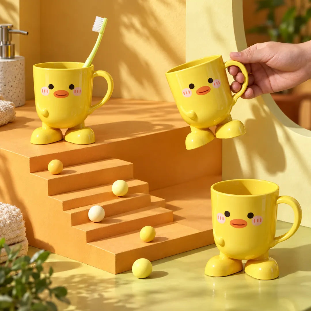 BrushBuddy™ Duck Toothbrush Cup
