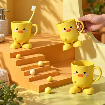 BrushBuddy™ Duck Toothbrush Cup