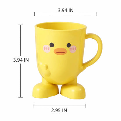 BrushBuddy™ Duck Toothbrush Cup