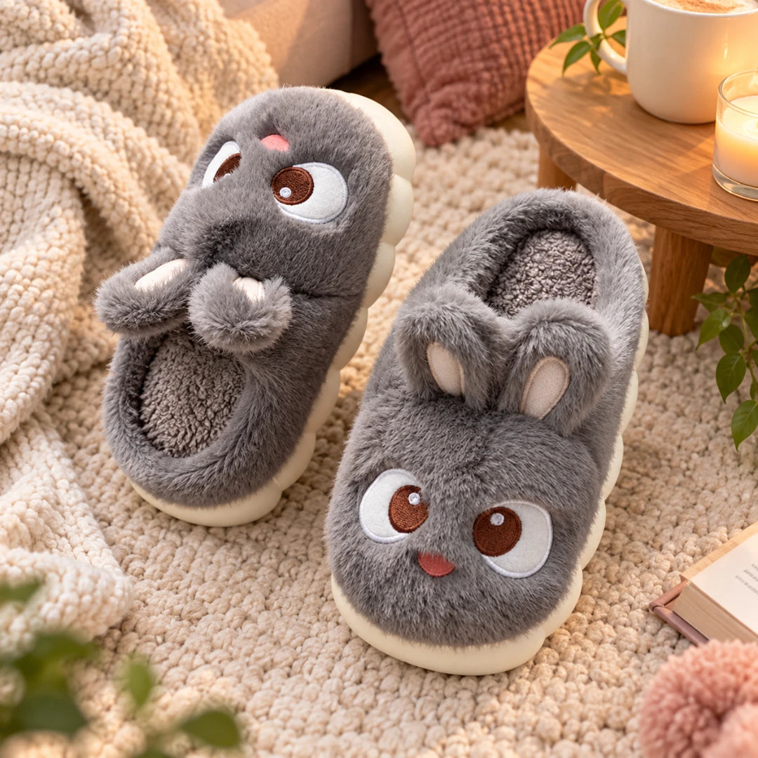 BunnyHop™ Fluffy Slippers