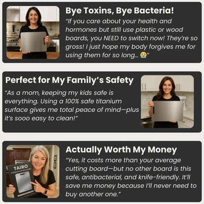 Tairo™ Pure Titanium Cutting Board