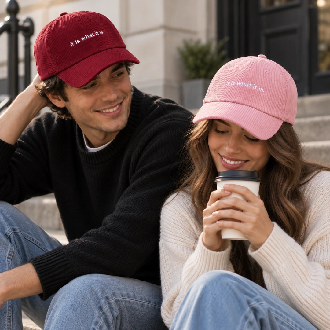 CalmCord™ Embroidered Corduroy Cap