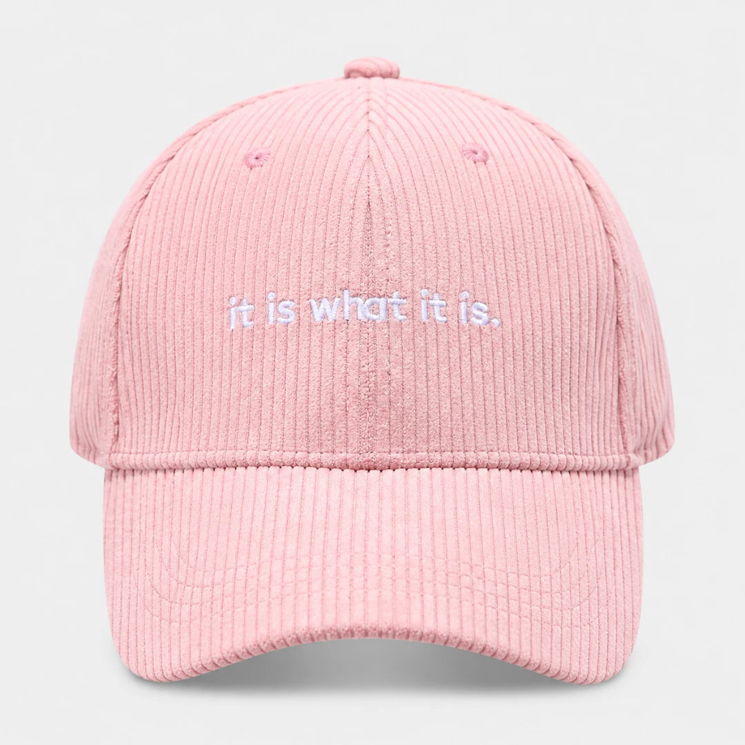 CalmCord™ Embroidered Corduroy Cap