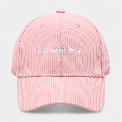 CalmCord™ Embroidered Corduroy Cap