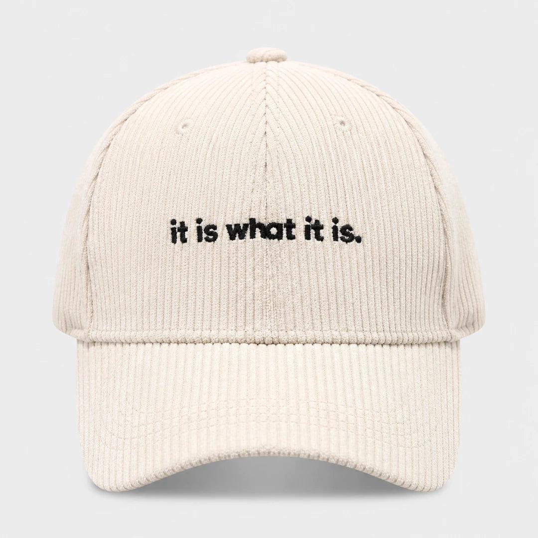 CalmCord™ Embroidered Corduroy Cap
