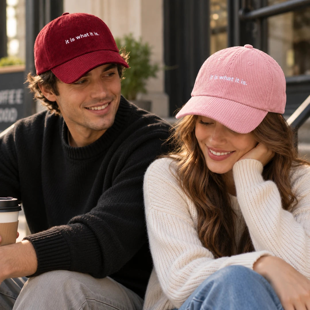 CalmCord™ Embroidered Corduroy Cap