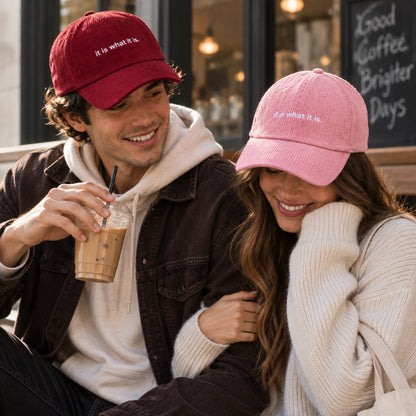 CalmCord™ Embroidered Corduroy Cap