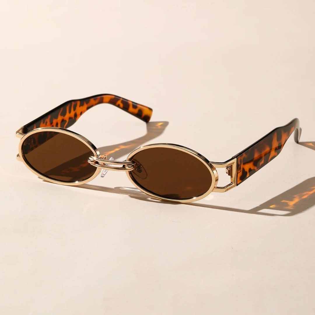 Celeste Retro Oval Sunglasses