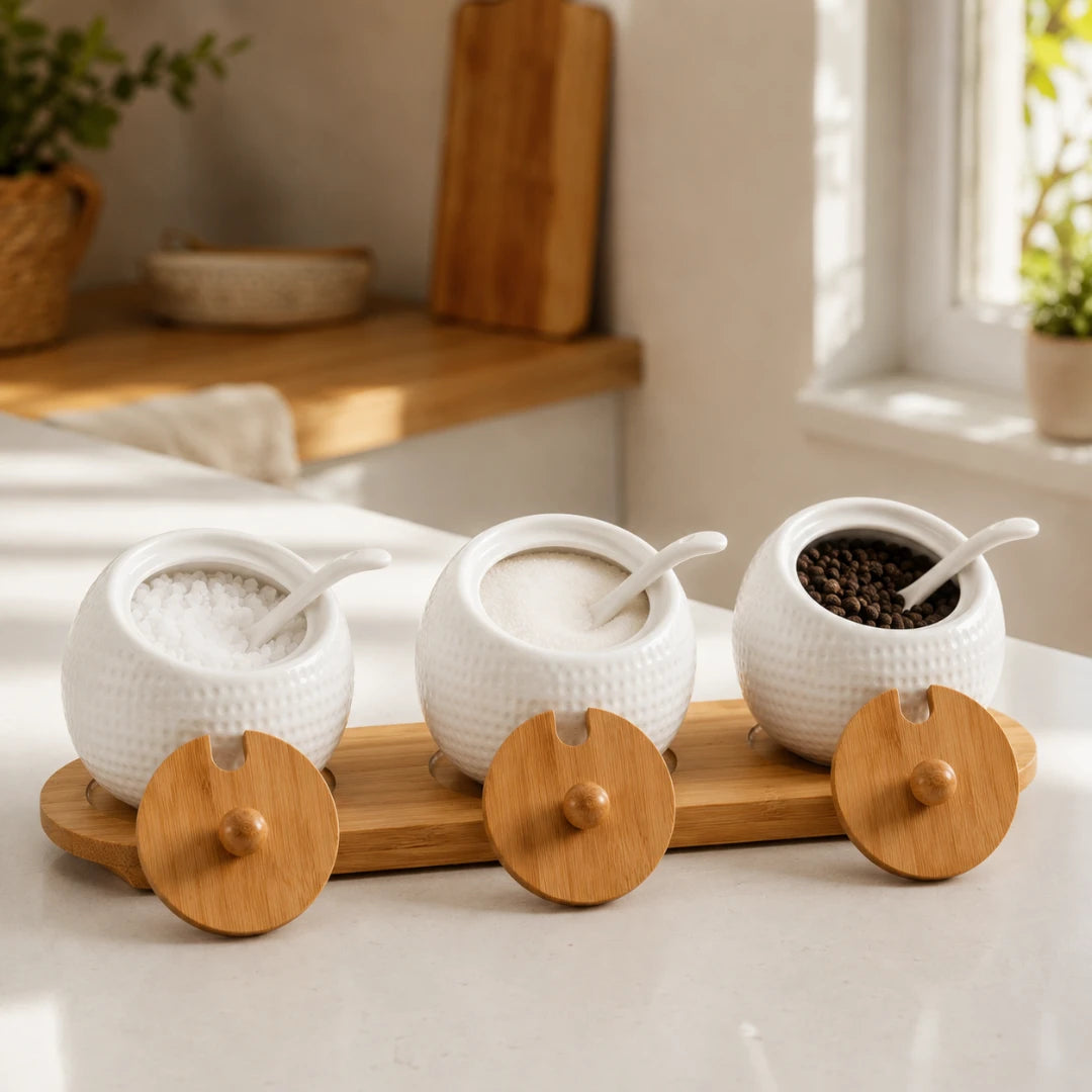 CeramicSpice™ Ceramic Condiment Jar