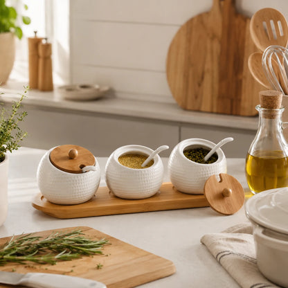 CeramicSpice™ Ceramic Condiment Jar