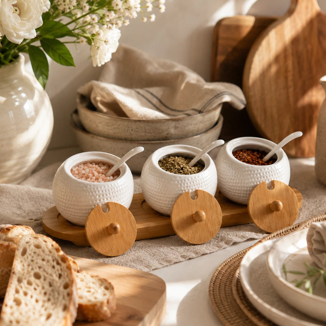 CeramicSpice™ Ceramic Condiment Jar