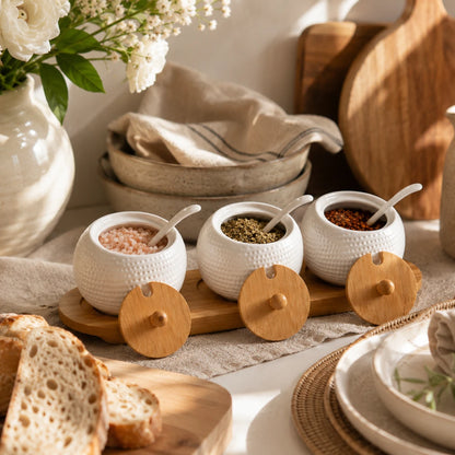 CeramicSpice™ Ceramic Condiment Jar