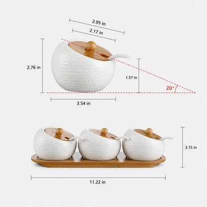 CeramicSpice™ Ceramic Condiment Jar