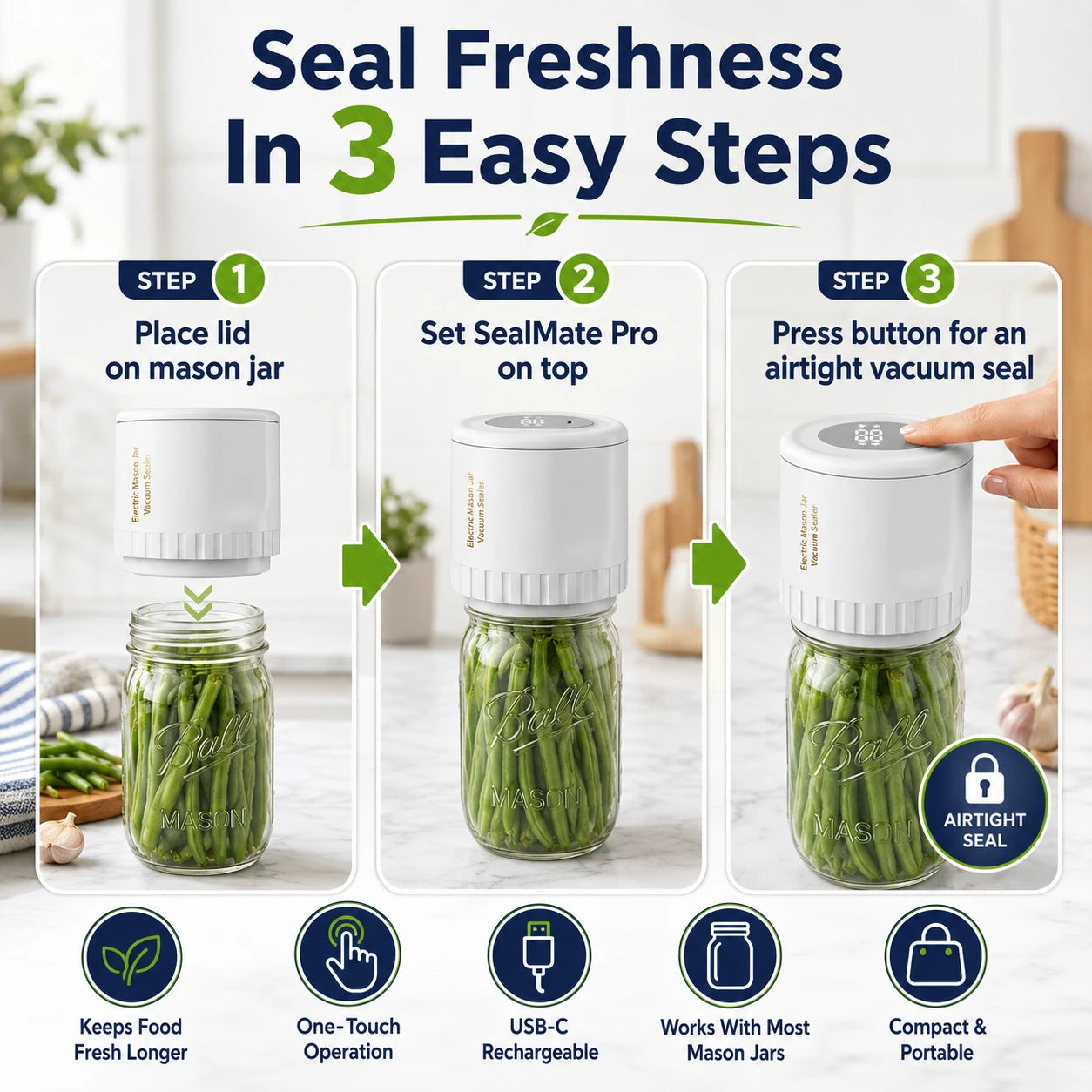 SealMate Pro - Vacuum Sealer Kit
