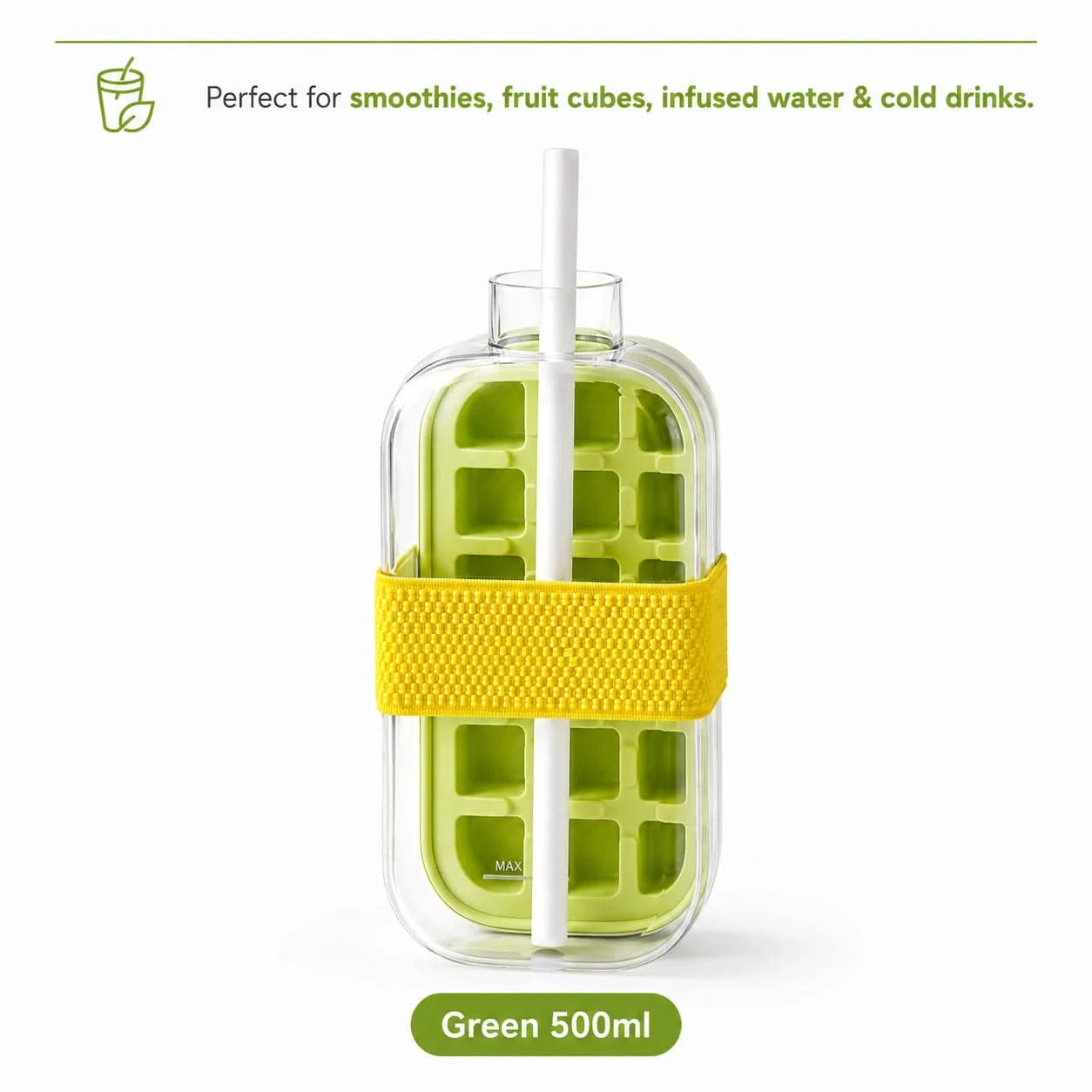 IceDrop – 2-in-1 Ice Cube Tray & Drinking Bottle