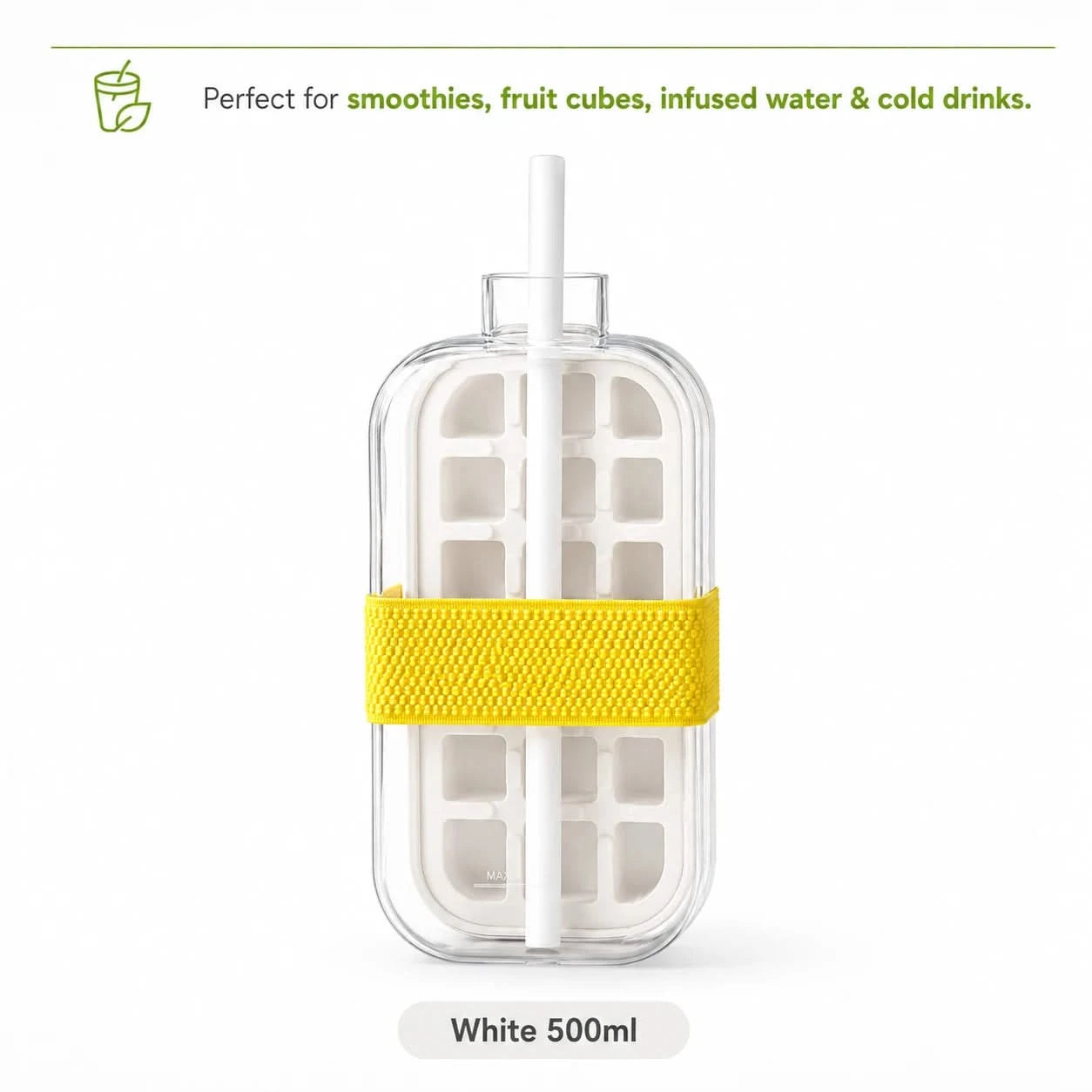 IceDrop – 2-in-1 Ice Cube Tray & Drinking Bottle