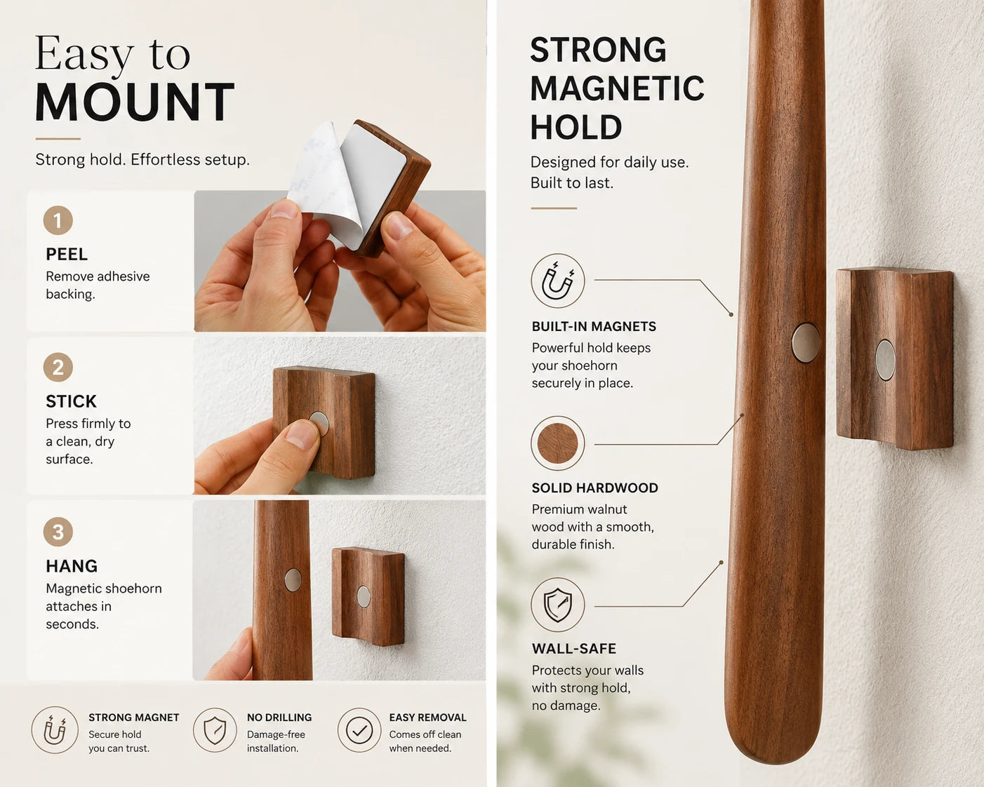 Hearthwood Magnetic Shoehorn