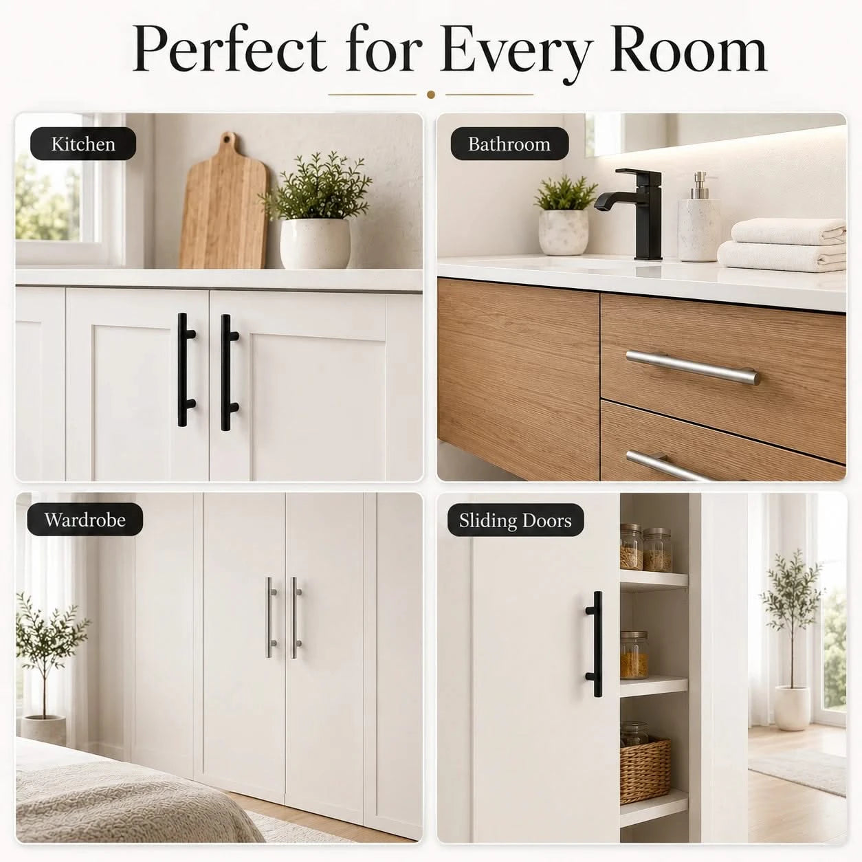 GripEase No-Drill Cabinet Handle
