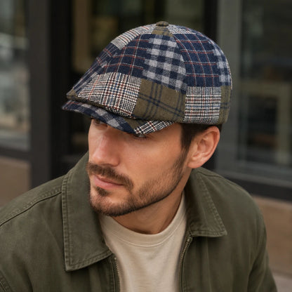 CheckCraft™ Plaid Newsboy Cap