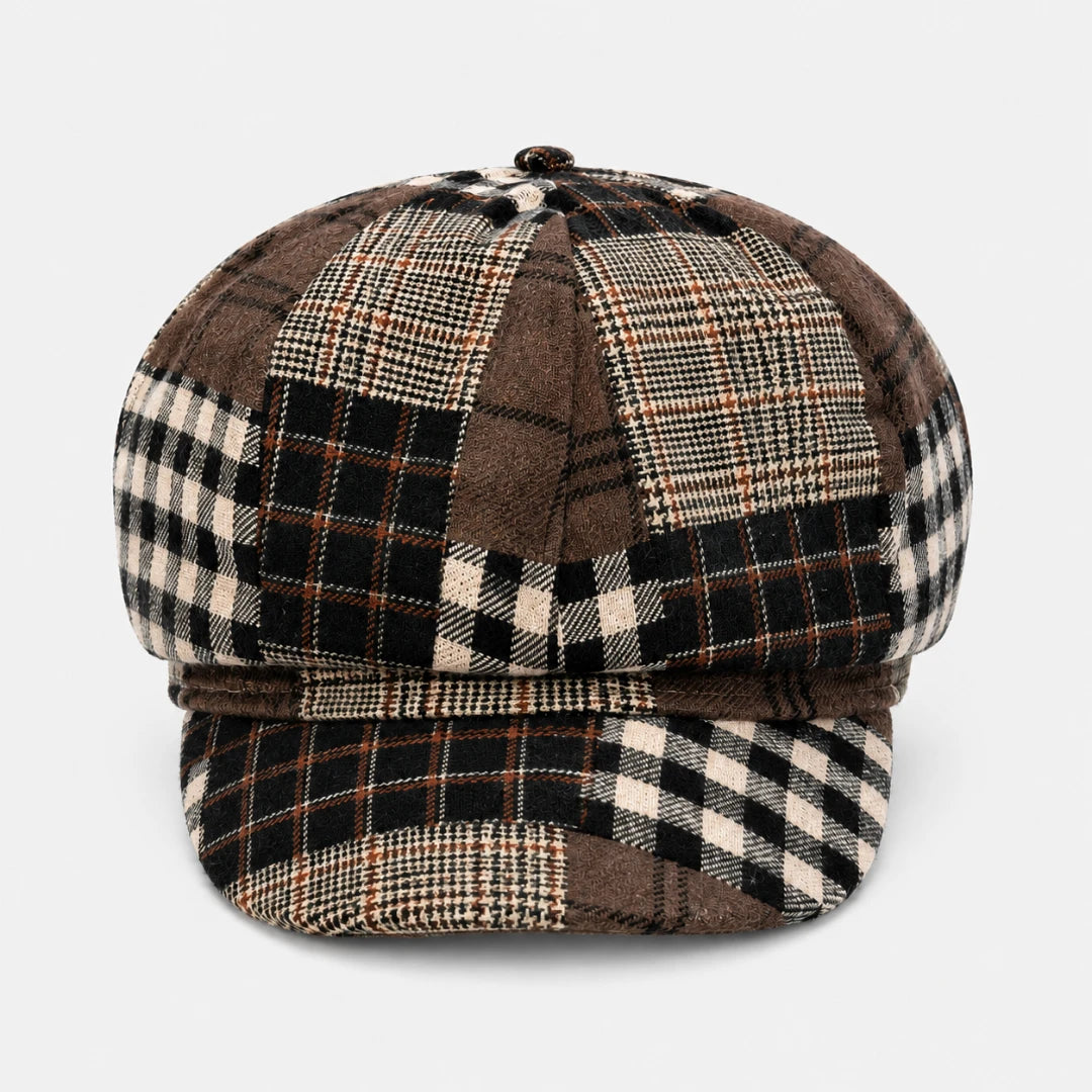 CheckCraft™ Plaid Newsboy Cap