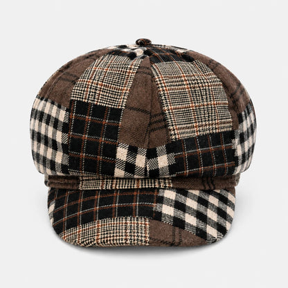 CheckCraft™ Plaid Newsboy Cap