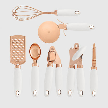 ChefCraft™ 7-Piece Rose Gold Kitchen Set