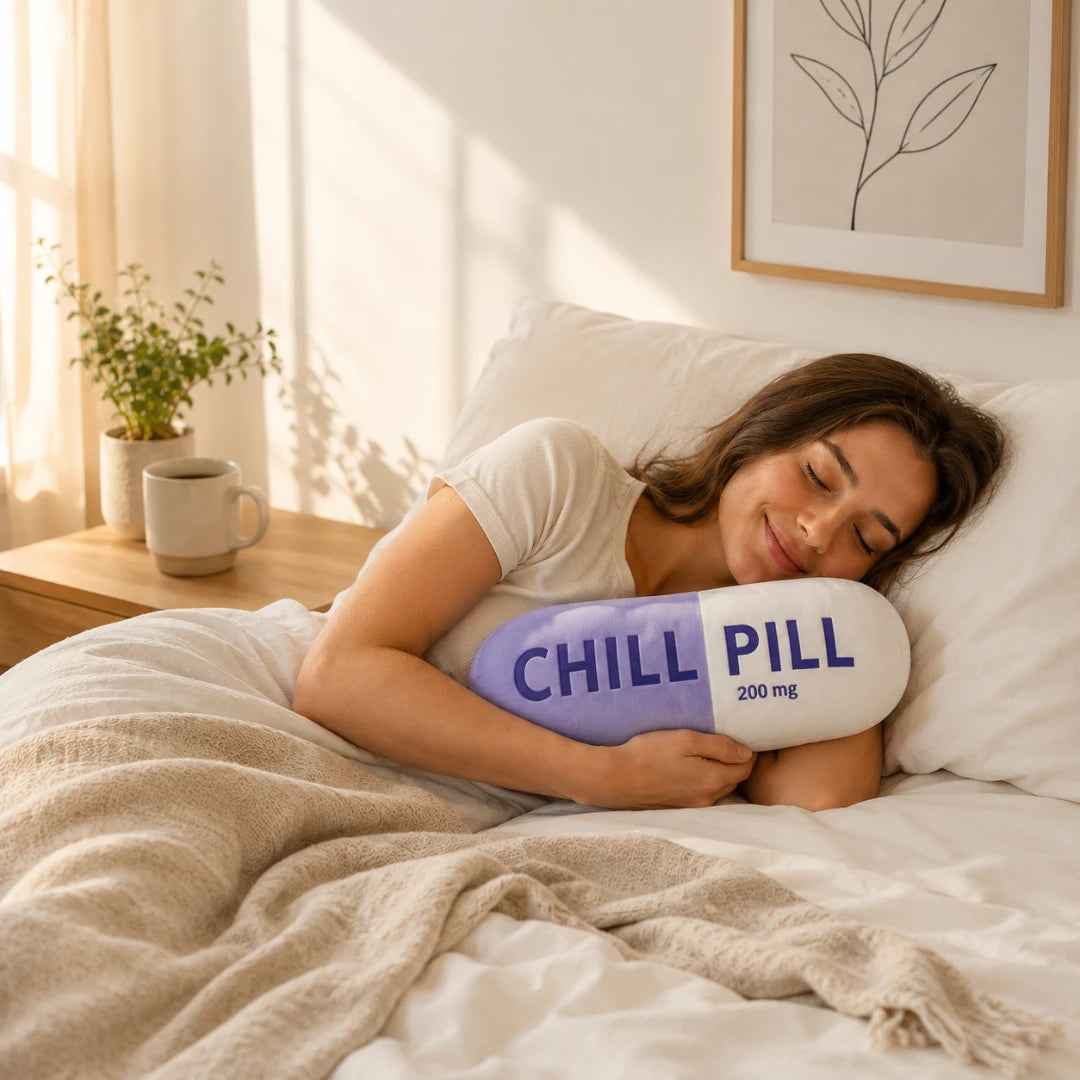 ChillPill™ Plush Capsule Pillow