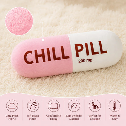ChillPill™ Plush Capsule Pillow