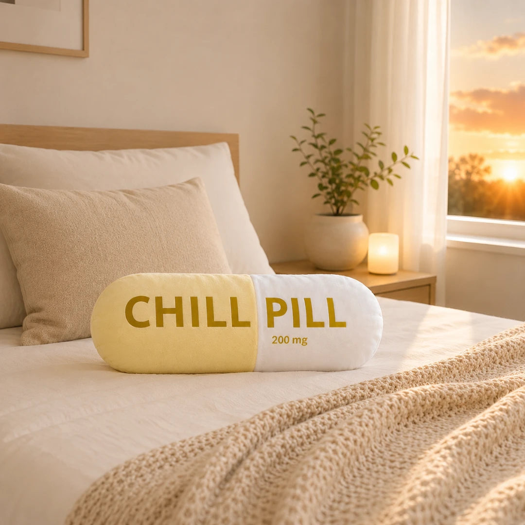 ChillPill™ Plush Capsule Pillow