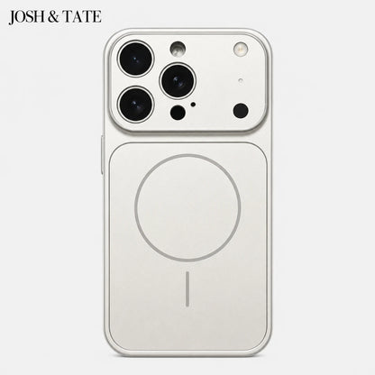 Josh & Tate - ChromeCore™ Premium MagSafe iPhone Case - Phone case with a circular design on a white background, featuring the brand 'Josh & Tate'.
