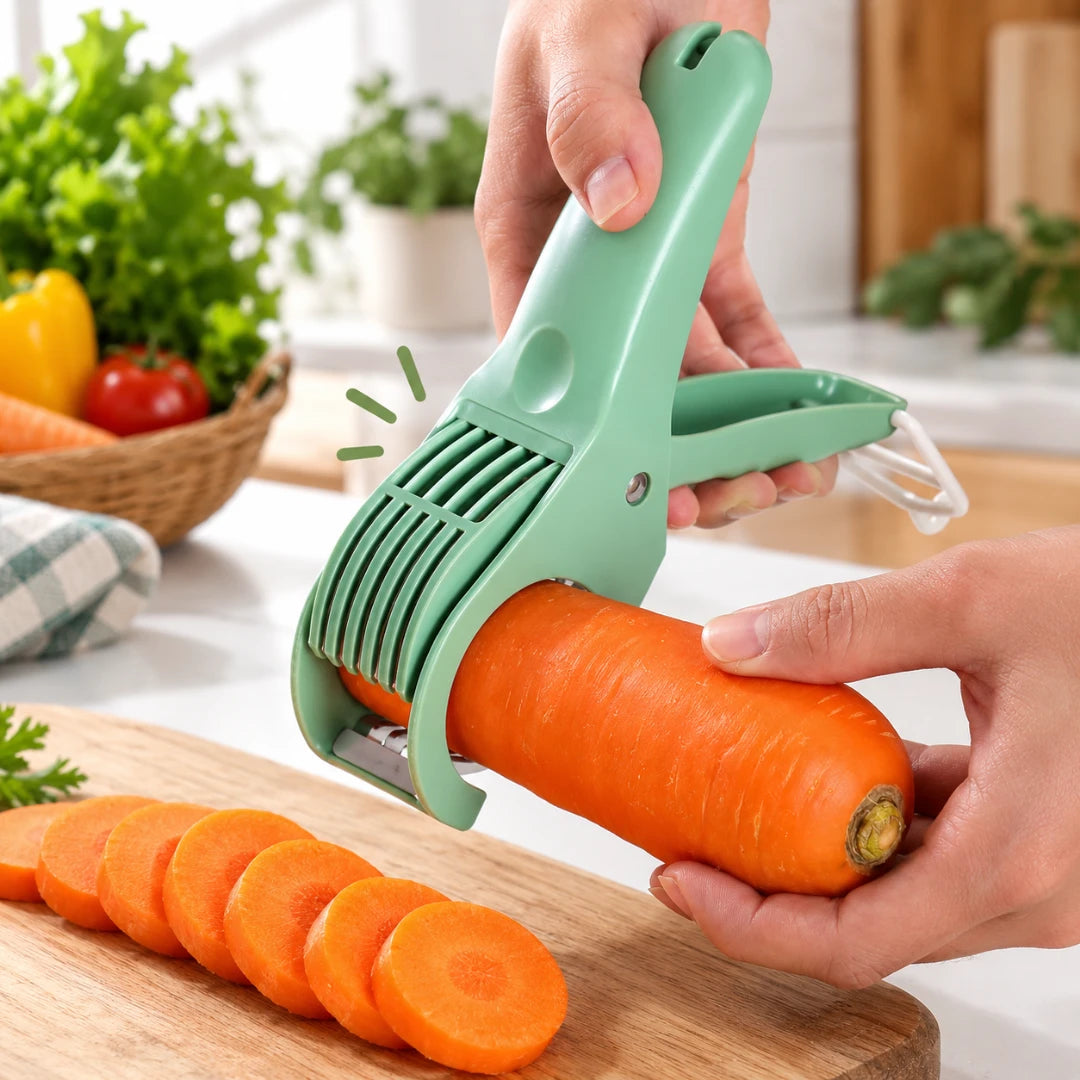 ClawCut™ Multi-Blade Stainless Slicer