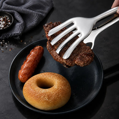 ClawGrip™ Stainless Steel Frying Tongs