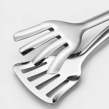 ClawGrip™ Stainless Steel Frying Tongs