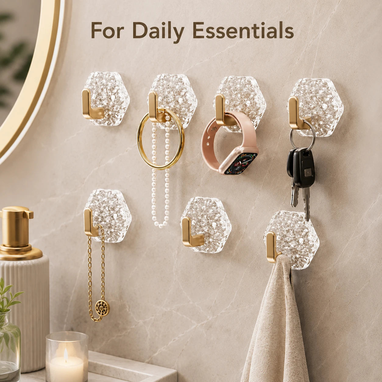 ClearGrip Invisible Wall Hooks