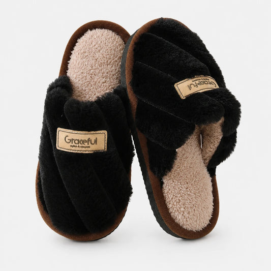 CloudCross™ Fuzzy Slide Slippers