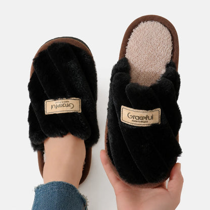 CloudCross™ Fuzzy Slide Slippers