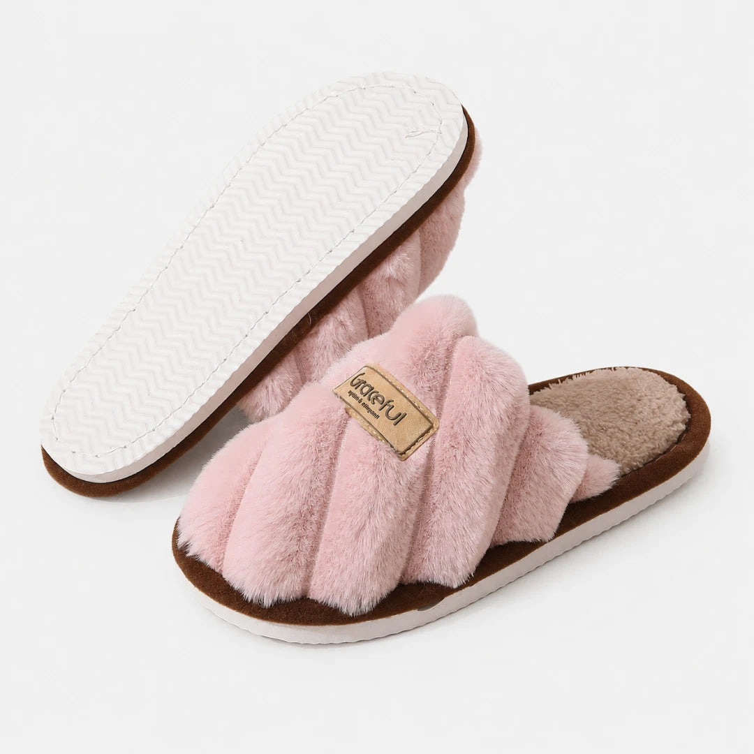 CloudCross™ Fuzzy Slide Slippers