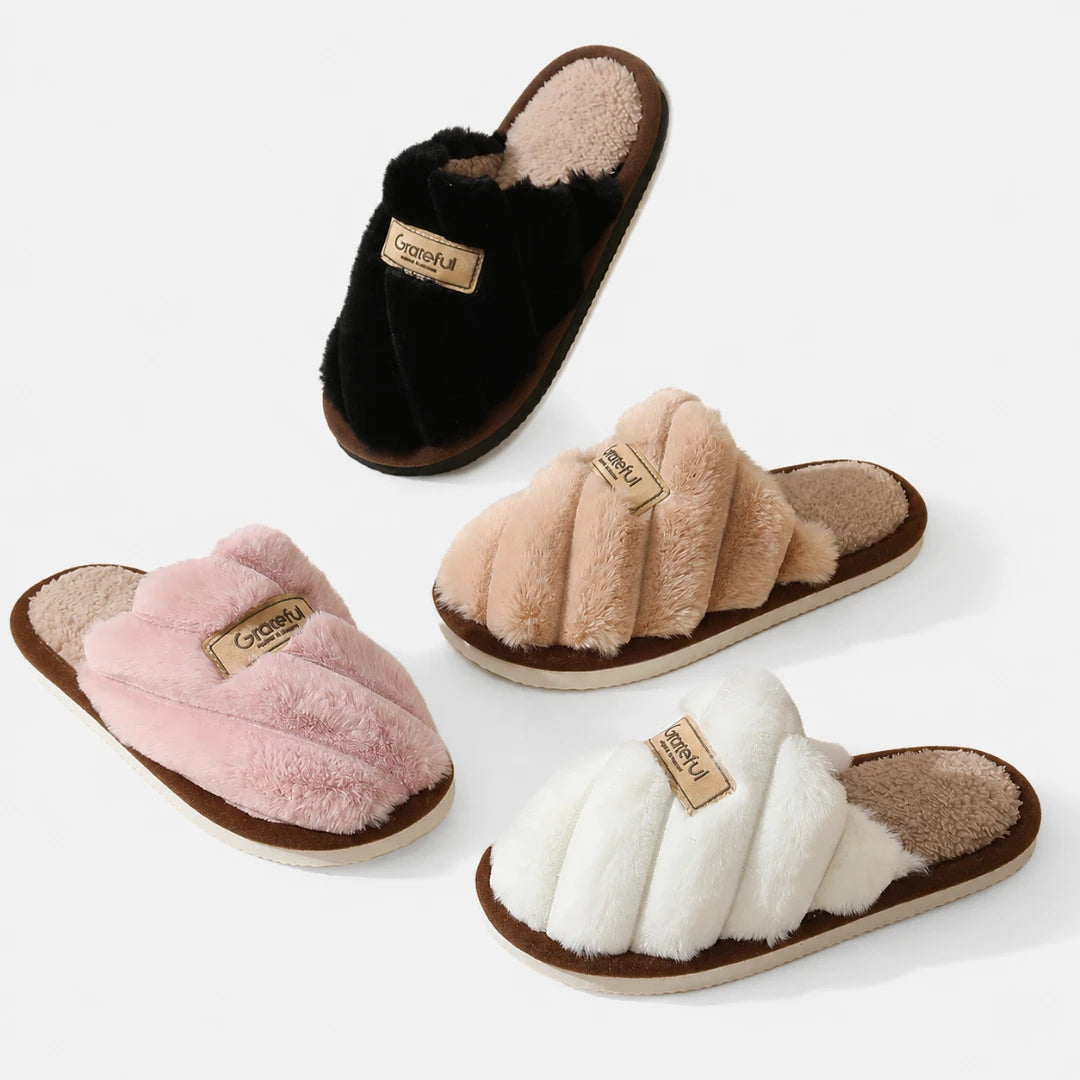 CloudCross™ Fuzzy Slide Slippers