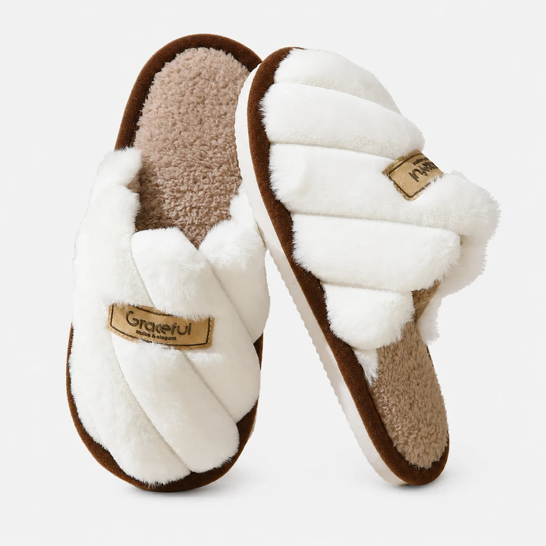 CloudCross™ Fuzzy Slide Slippers