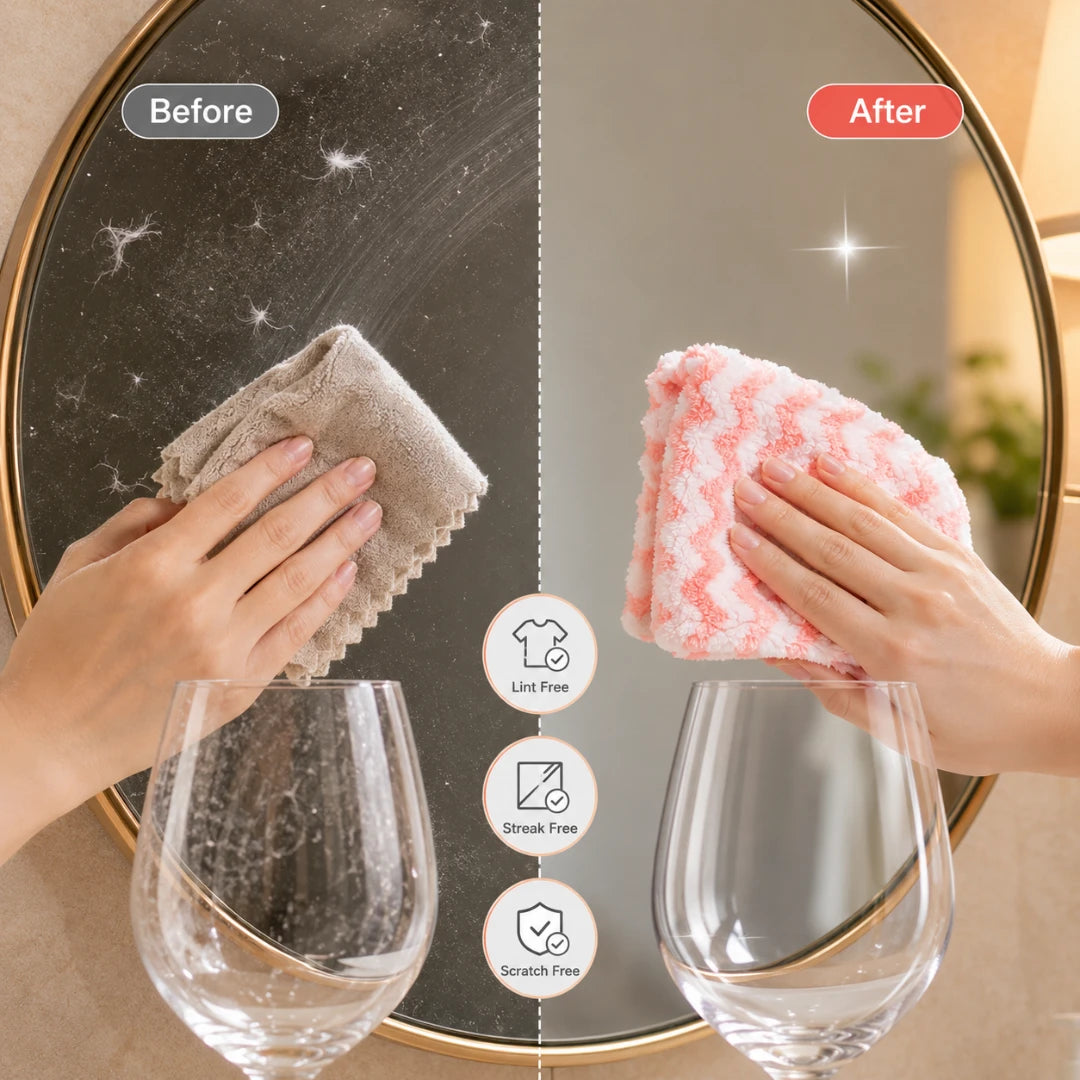 CloudWipe™ 5-Piece Cleaning Cloths