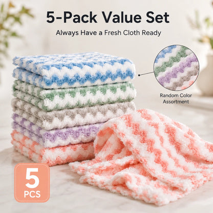 CloudWipe™ 5-Piece Cleaning Cloths