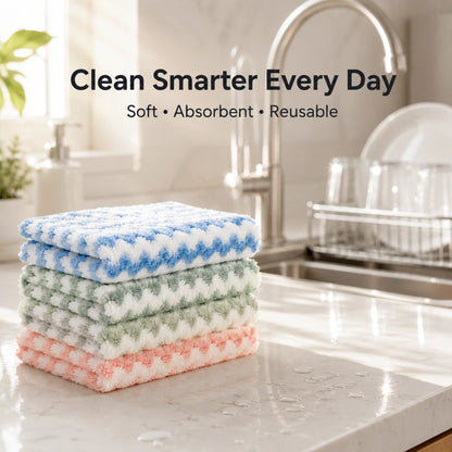 CloudWipe™ 5-Piece Cleaning Cloths