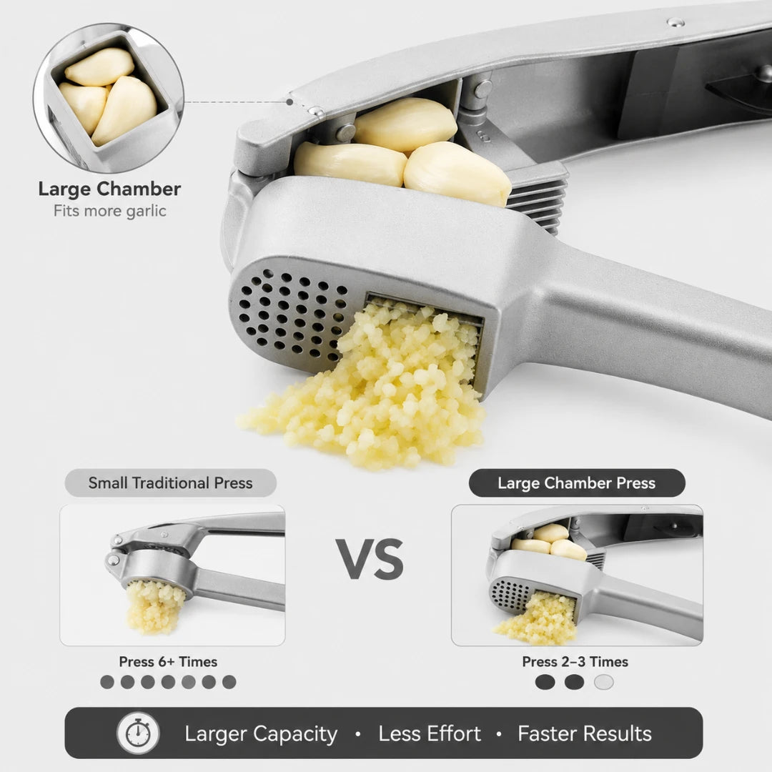 CloveCrush™ Garlic Press & Slicer