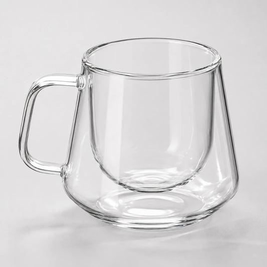 CoffeeBrew™ Double-Wall Glass Mug